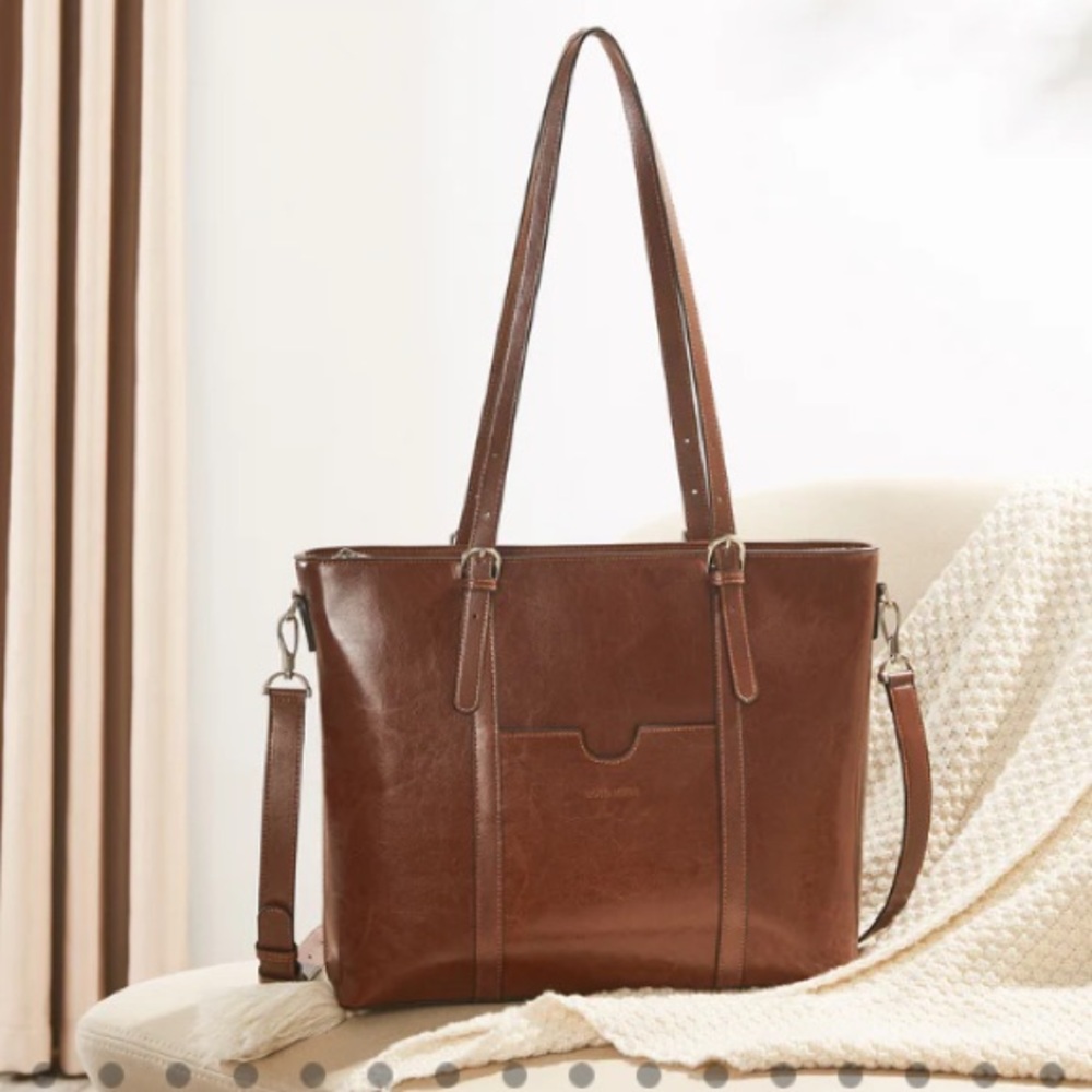 Bostanten Carol Women Briefcase- Vintage Tote in Brown
